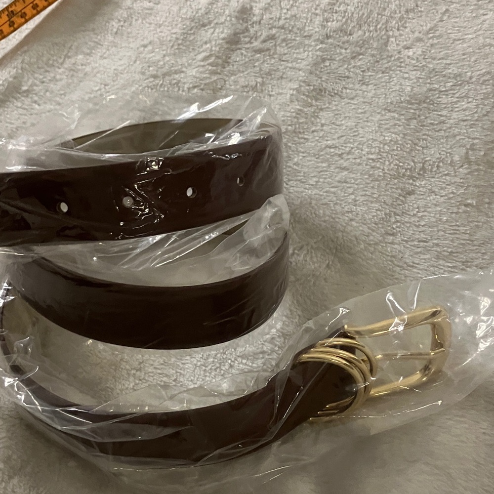 Brown Belt with Gold Buckle - Picture 12 of 15